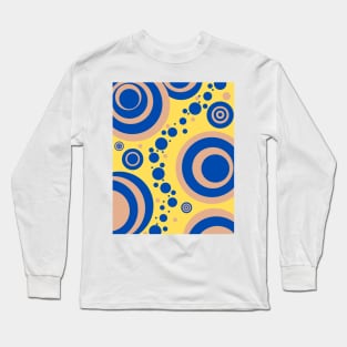Crazy abstract circles Long Sleeve T-Shirt